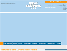 Tablet Screenshot of ideal-camping.com